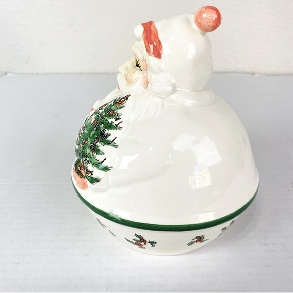Vintage Department 56 Jolly Old Saint Nicholas Musical Hand Painted Santa - Picture 5 of 8